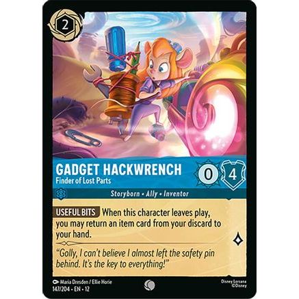 Gadget Hackwrench - Finder of Lost Parts (147/204) - Wilds Unknown Cold Foil