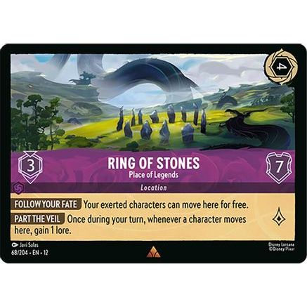 Ring of Stones - Place of Legends (68/204) - Wilds Unknown Cold Foil