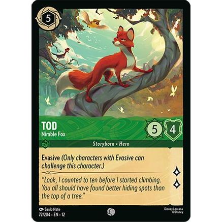 Tod - Nimble Fox (72/204) - Wilds Unknown