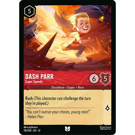 Dash Parr - Super Speedy (118/204) - Wilds Unknown