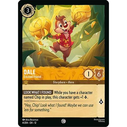 Dale - Excited Friend (4/204) - Wilds Unknown Cold Foil