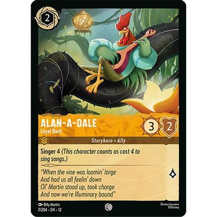 Alan-a-Dale - Loyal Bard (7/204) - Wilds Unknown