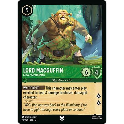 Lord MacGuffin - Clever Swordsman (78/204) - Wilds Unknown