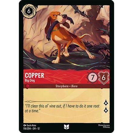 Copper - Big Dog (116/204) - Wilds Unknown Cold Foil