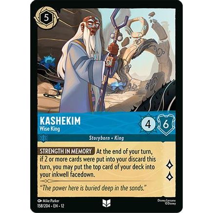 Kashekim - Wise King (158/204) - Wilds Unknown Cold Foil