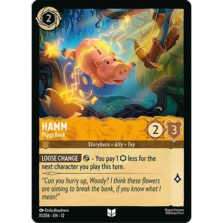 Hamm - Piggy Bank (11/204) - Wilds Unknown Cold Foil