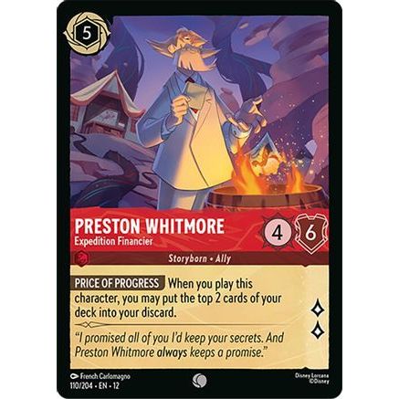 Preston Whitmore - Expedition Financier (110/204) - Wilds Unknown