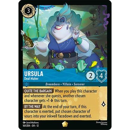 Ursula - Deal Maker (161/204) - Wilds Unknown Cold Foil