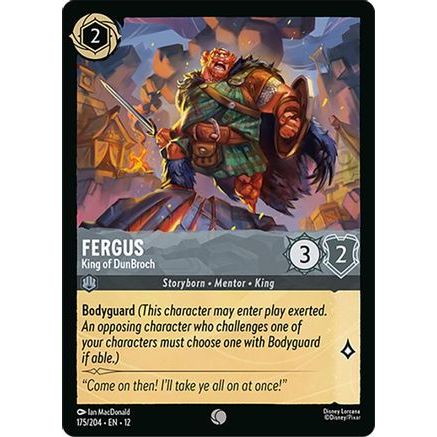 Fergus - King of DunBroch (175/204) - Wilds Unknown Cold Foil