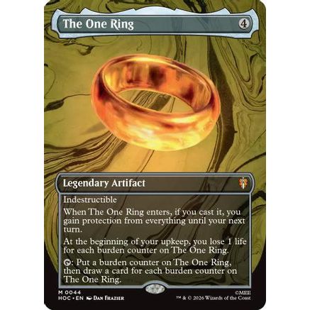 The One Ring (Borderless) (HOC-044) - The Hobbit Foil