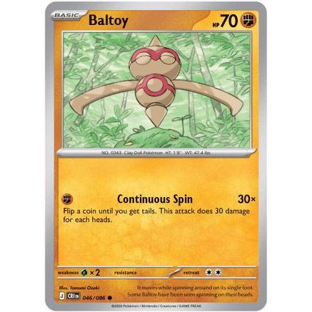 Baltoy 46 - ME04 Chaos Rising Reverse Holofoil