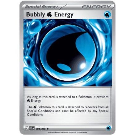 Bubbly W Energy 84 - ME04 Chaos Rising Reverse Holofoil