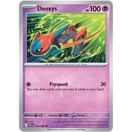 Deoxys - 034/086 34 - ME04 Chaos Rising