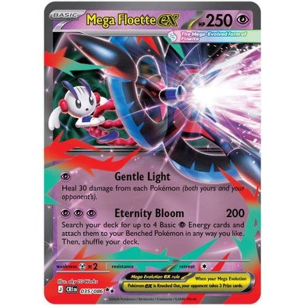 Mega Floette ex - 035/086 35 - ME04 Chaos Rising Holofoil