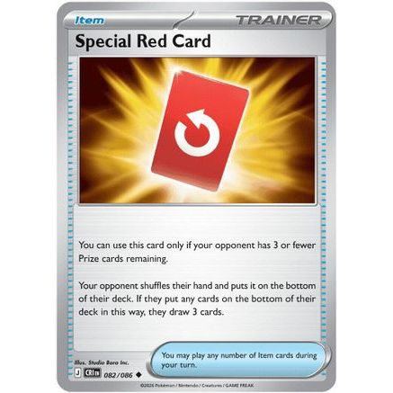 Special Red Card - 082/086 82 - ME04 Chaos Rising Reverse Holofoil