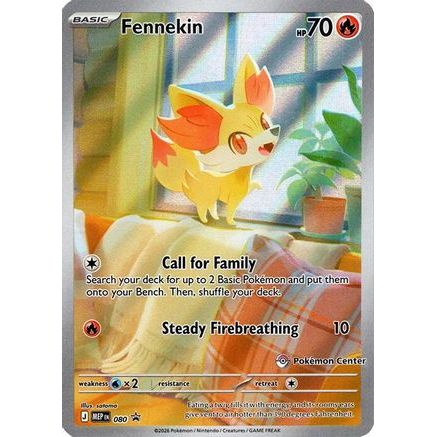 Fennekin - 080 (Pokemon Center Exclusive) 80 - ME Mega Evolution Promo Holofoil