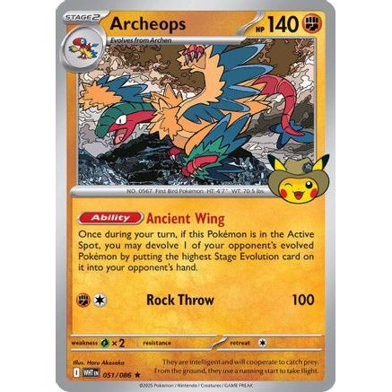 Archeops - 051 (Fossil Museum Exclusive) 51 - ME Mega Evolution Promo