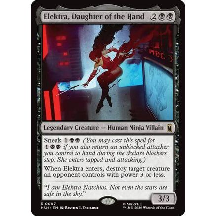 Elektra, Daughter of the Hand (MSH-097) - Marvel Super Heroes