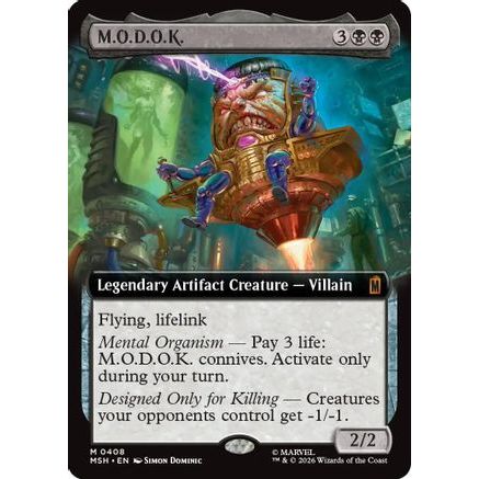 M.O.D.O.K. (Extended Art) (MSH-408) - Marvel Super Heroes