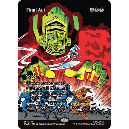 Final Act (Borderless) (MAR-066) - Marvel Universe Eternal-Legal