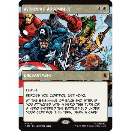 Avengers Assemble! (Borderless) (0297) (MSH-297) - Marvel Super Heroes