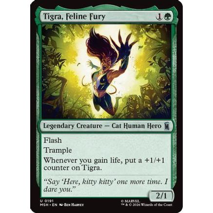 Tigra, Feline Fury (MSH-191) - Marvel Super Heroes