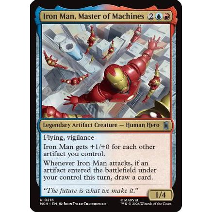 Iron Man, Master of Machines (MSH-216) - Marvel Super Heroes Foil