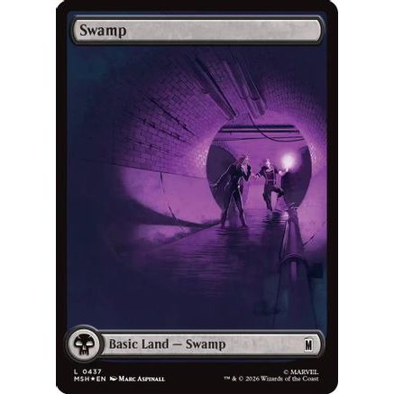 Swamp (0437) (Surge Foil) (MSH-437) - Marvel Super Heroes Foil