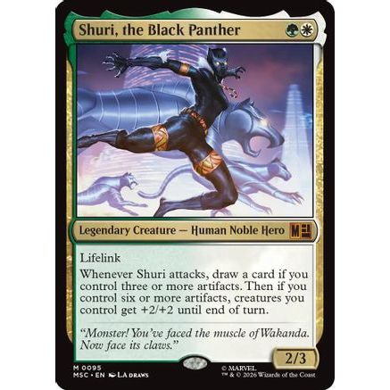Shuri, the Black Panther (MSC-095) - Commander: Marvel Super Heroes