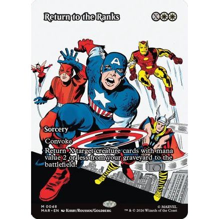 Return to the Ranks (Borderless) (MAR-048) - Marvel Universe Eternal-Legal Foil