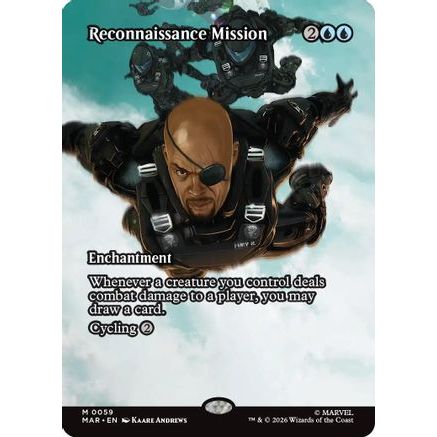 Reconnaissance Mission (Borderless) (MAR-059) - Marvel Universe Eternal-Legal Foil