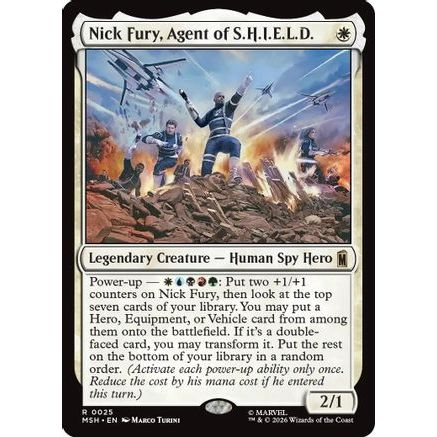 Nick Fury, Agent of S.H.I.E.L.D. (MSH-025) - Marvel Super Heroes
