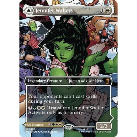 Jennifer Walters (Borderless) (0328) (MSH-328) - Marvel Super Heroes Foil