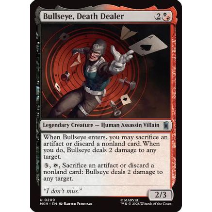 Bullseye, Death Dealer (MSH-209) - Marvel Super Heroes