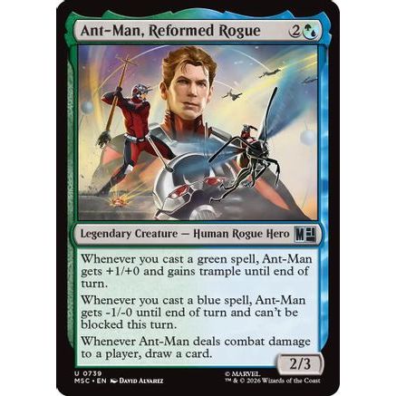 Ant-Man, Reformed Rogue (MSH-739) - Marvel Super Heroes Foil