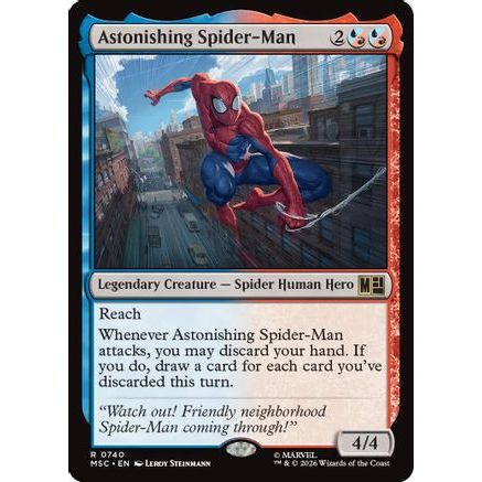 Astonishing Spider-Man (MSH-740) - Marvel Super Heroes Foil