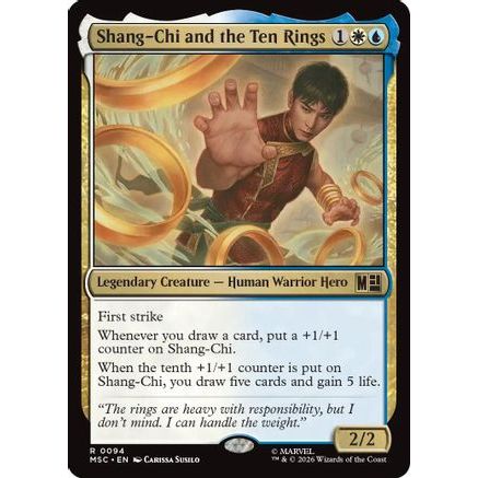 Shang-Chi and the Ten Rings (MSC-094) - Commander: Marvel Super Heroes Foil