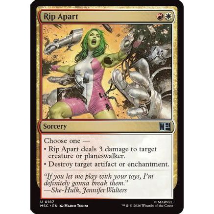 Rip Apart (Surge Foil) (MSC-187) - Commander: Marvel Super Heroes Foil