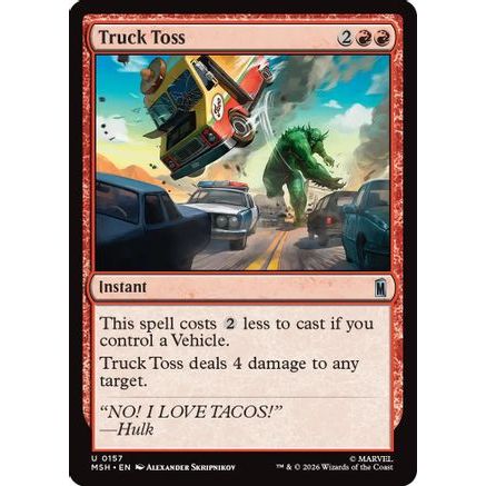 Truck Toss (MSH-157) - Marvel Super Heroes Foil