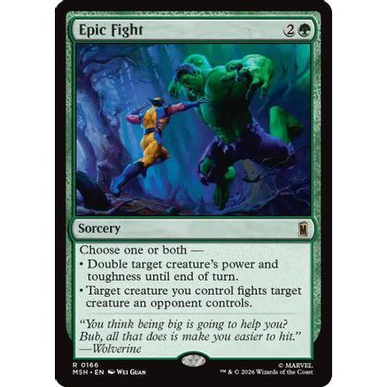 Epic Fight (MSH-166) - Marvel Super Heroes