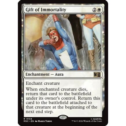 Gift of Immortality (MSC-134) - Commander: Marvel Super Heroes