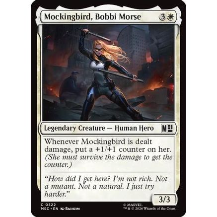 Mockingbird, Bobbi Morse (0522) (MSC-522) - Commander: Marvel Super Heroes