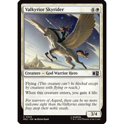 Valkyrior Skyrider (MSC-525) - Commander: Marvel Super Heroes