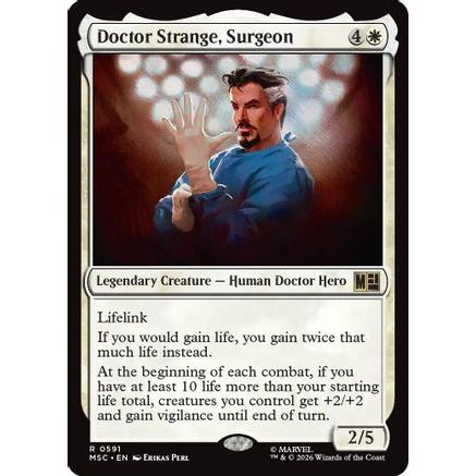 Doctor Strange, Surgeon (MSC-591) - Commander: Marvel Super Heroes Foil