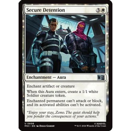 Secure Detention (MSC-608) - Commander: Marvel Super Heroes Foil