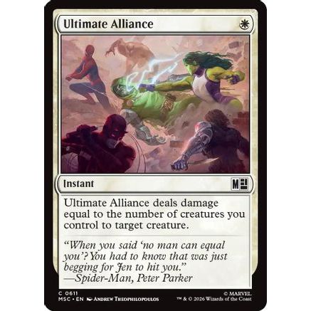 Ultimate Alliance (MSC-611) - Commander: Marvel Super Heroes Foil