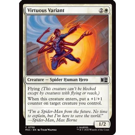 Virtuous Variant (MSC-758) - Commander: Marvel Super Heroes Foil