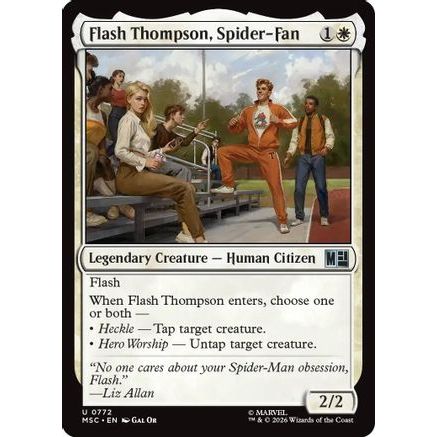 Flash Thompson, Spider-Fan (MSC-772) - Commander: Marvel Super Heroes Foil