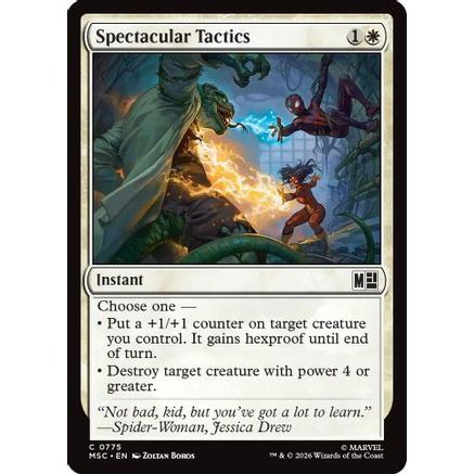 Spectacular Tactics (MSC-775) - Commander: Marvel Super Heroes Foil