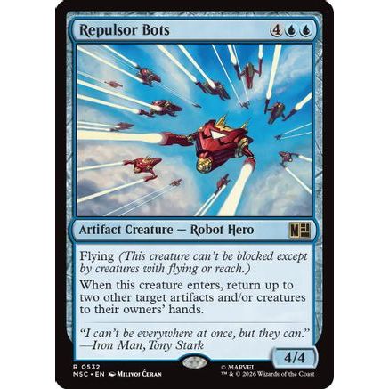 Repulsor Bots (MSC-532) - Commander: Marvel Super Heroes Foil